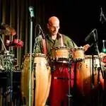 80's disco band met percussionist